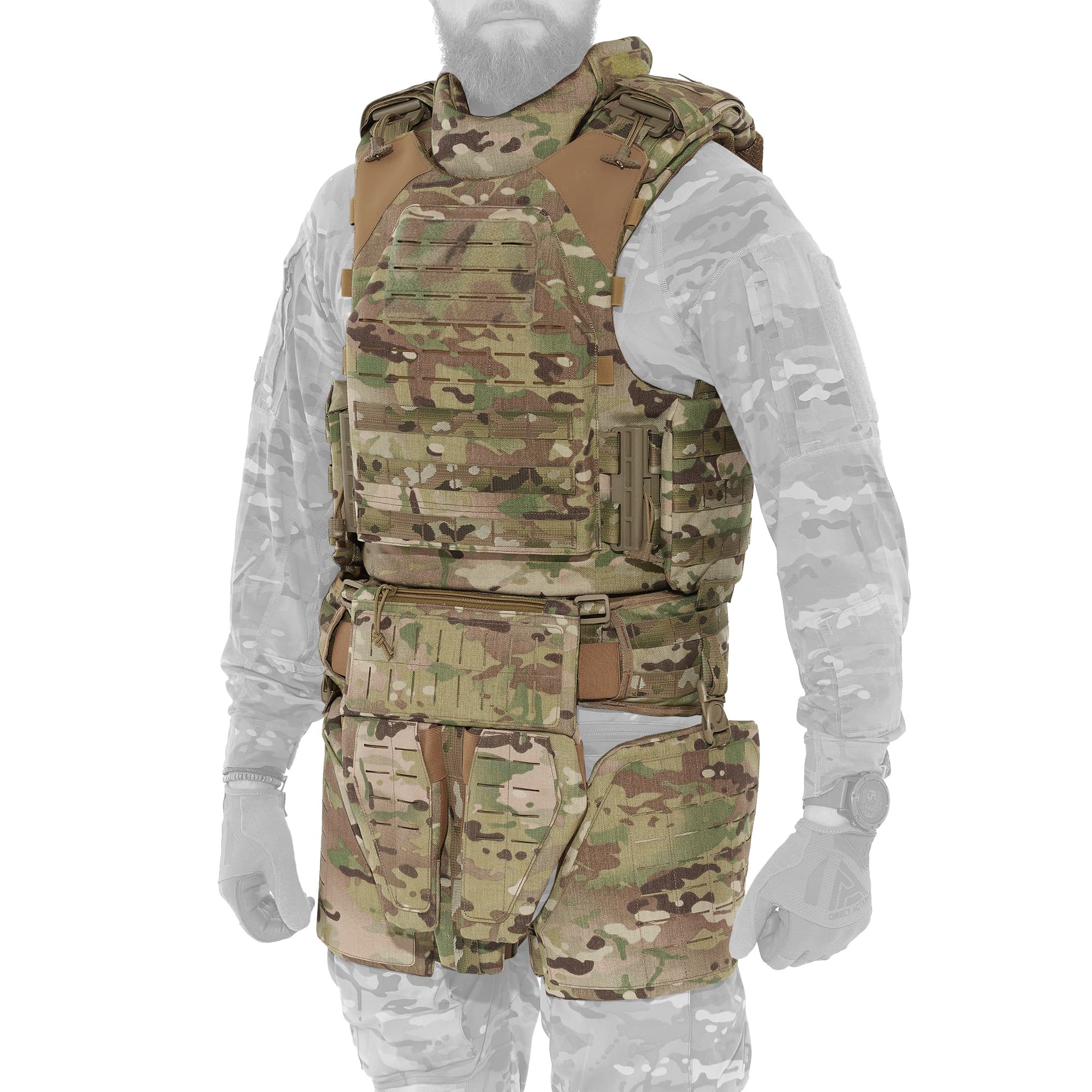 Модульний бронежилет Plastoon XM kit 6, multicam USA