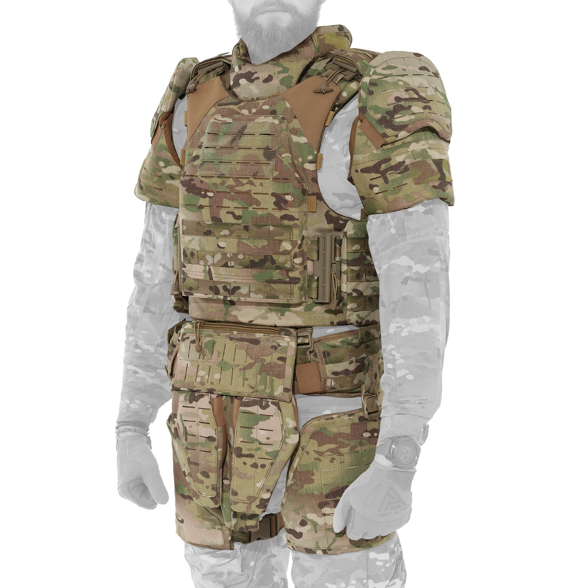 Модульний бронежилет Plastoon XM kit 7, multicam USA