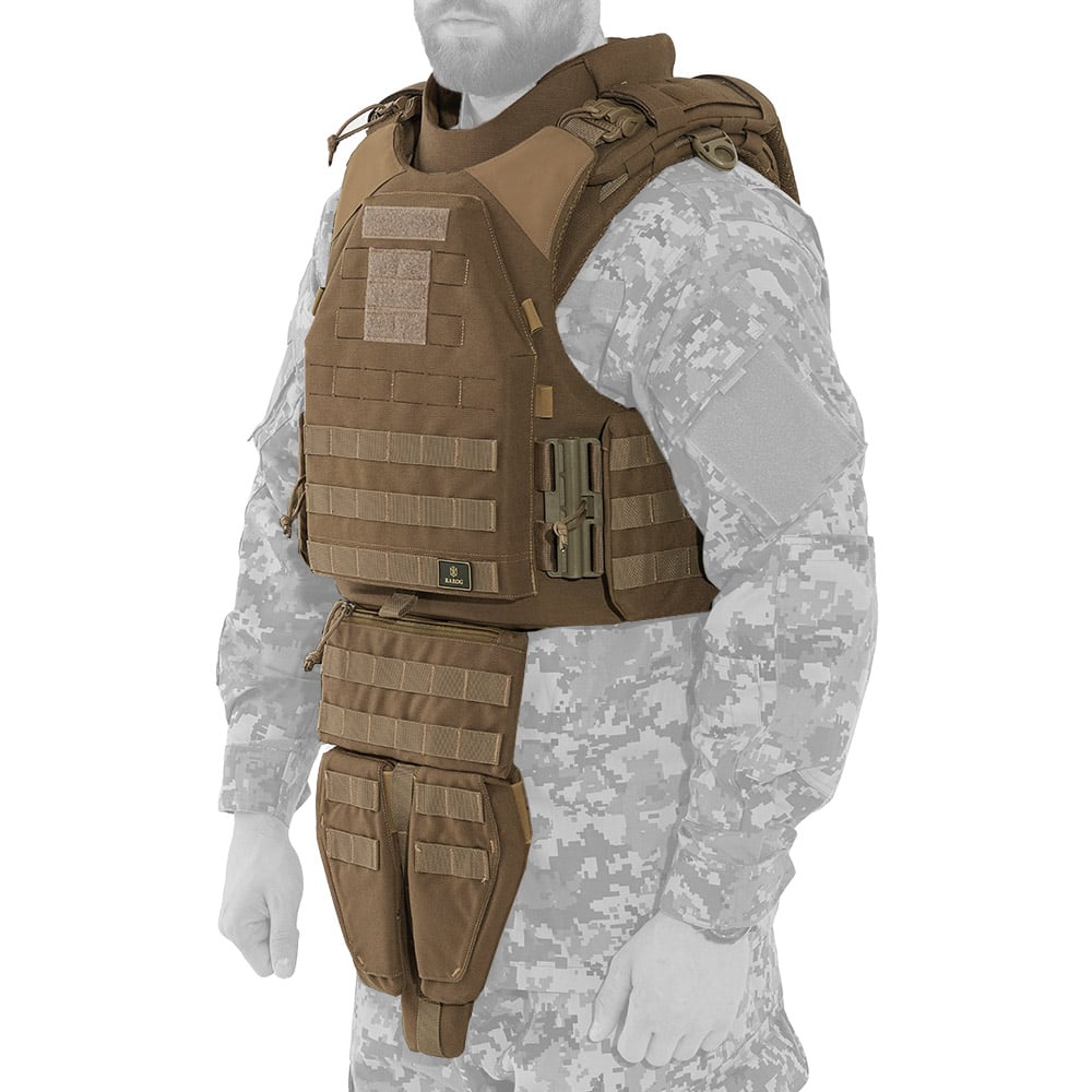 Модульний бронежилет Plastoon XM kit 4, coyote
