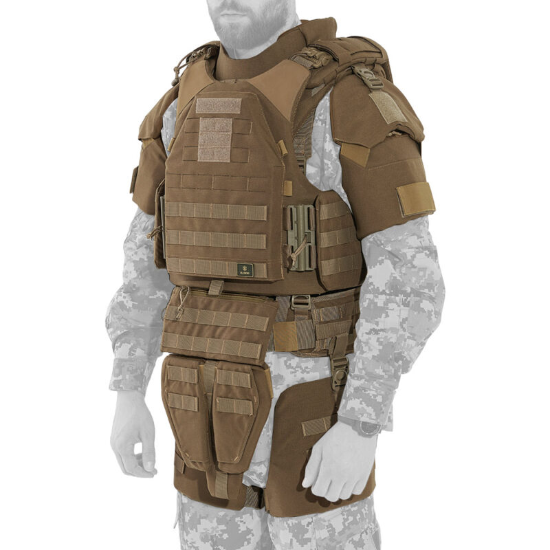 Модульний бронежилет Plastoon XM kit 7, coyote, 6 клас