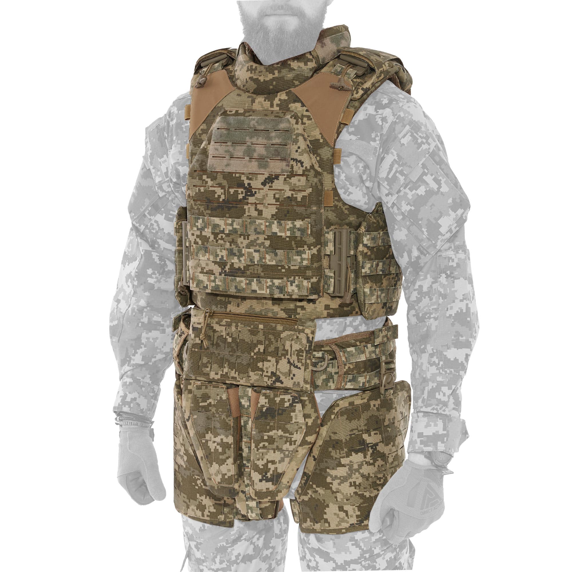 Модульний бронежилет Plastoon XM kit 6, MM14