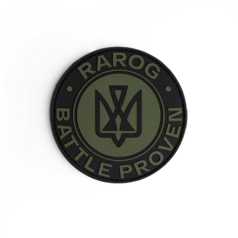 Patch Rarog Olive Circle. Soft PVC 7.5 cm