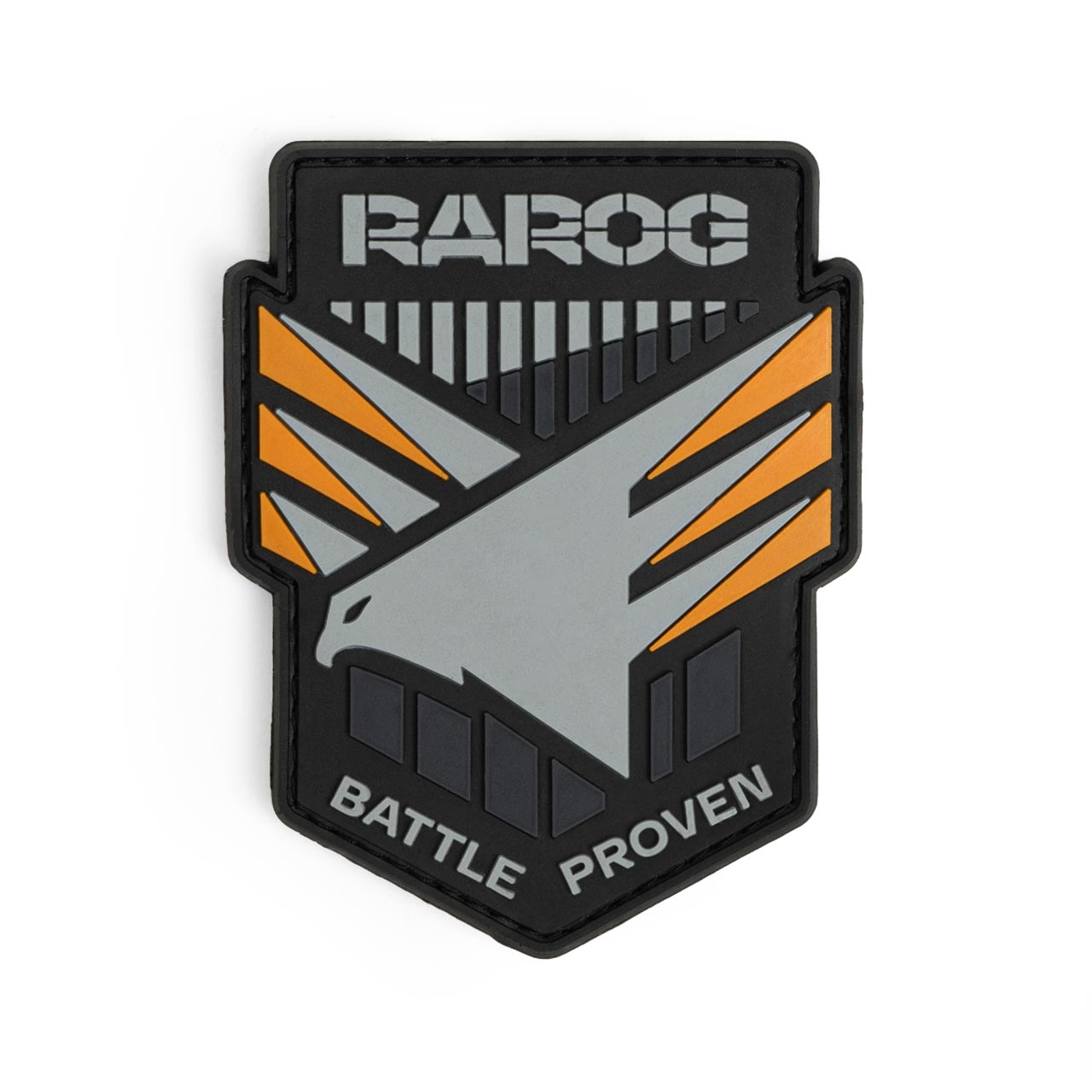 Patch Rarog Symbol Battle Proven. Soft PVC 8 × 6.3 cm
