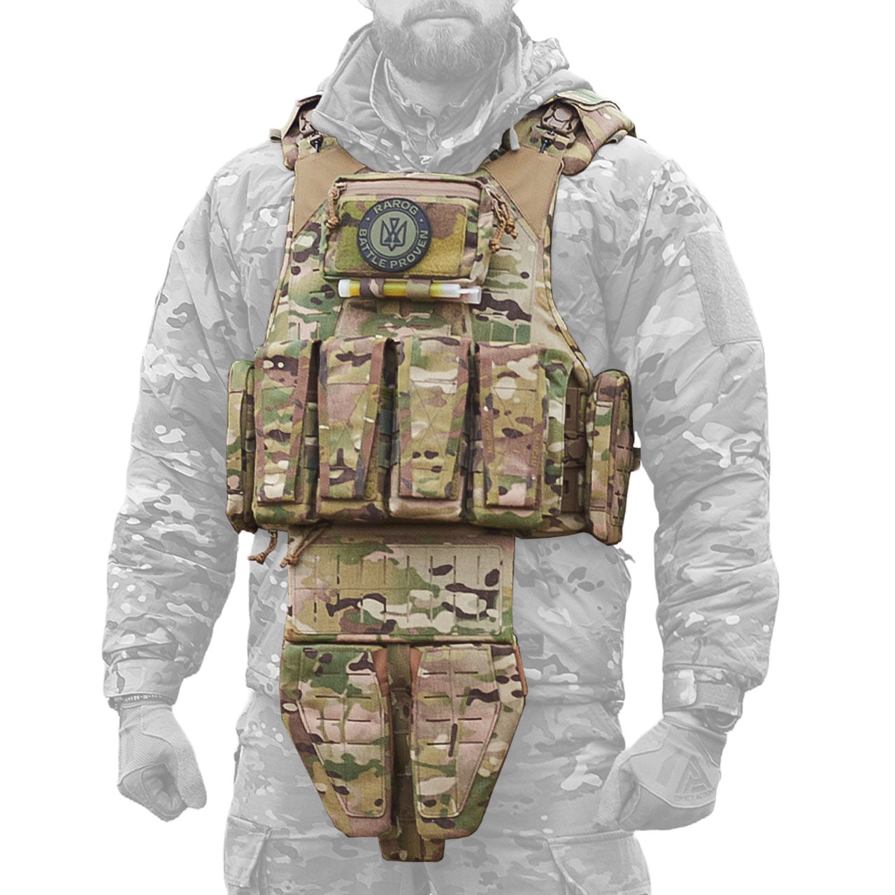 Бронежилет Rarog MQR та комплект спорядження Svityaz edition, multicam USA