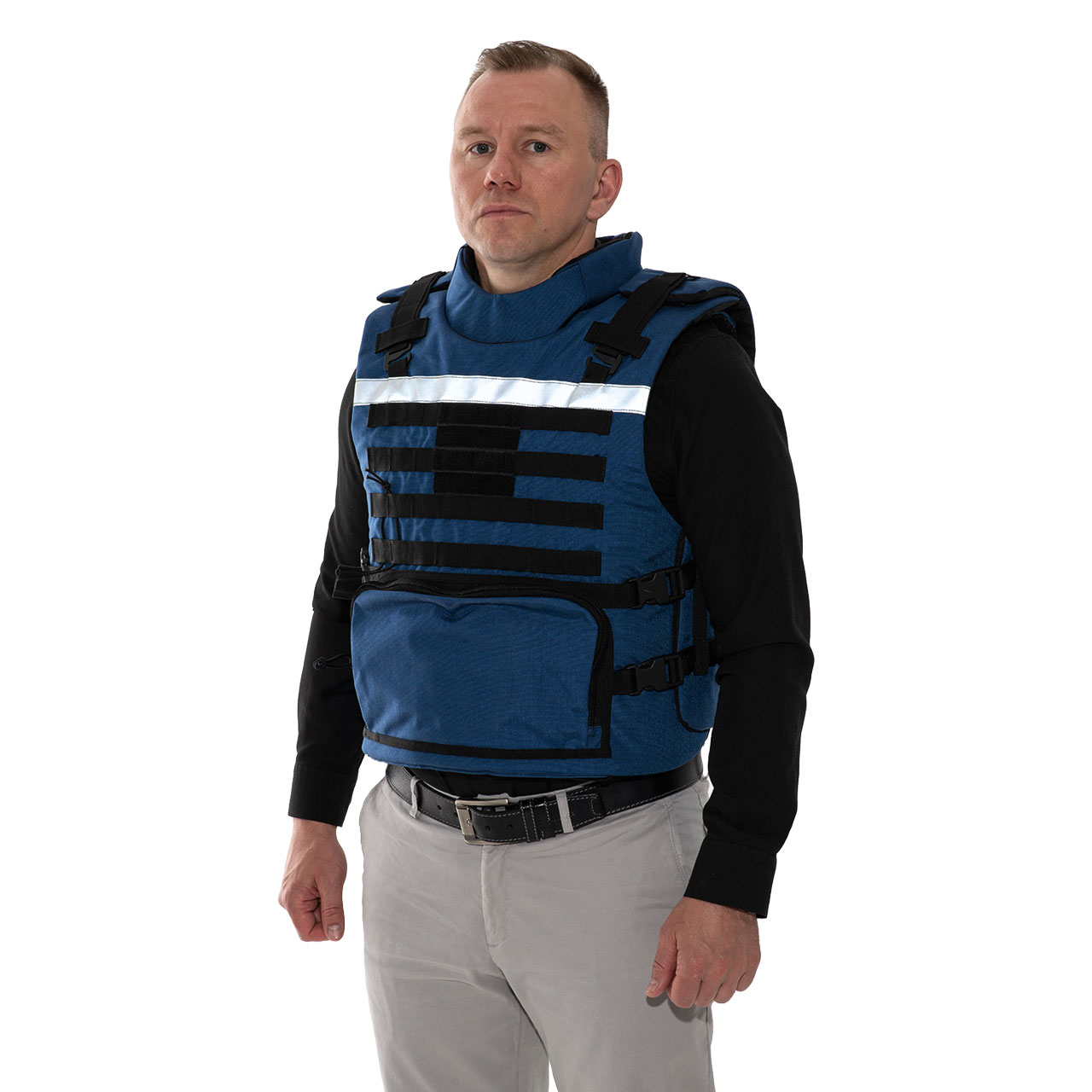 Body Armor Vest for Critical Infrastructure City Protection Vest, Blue